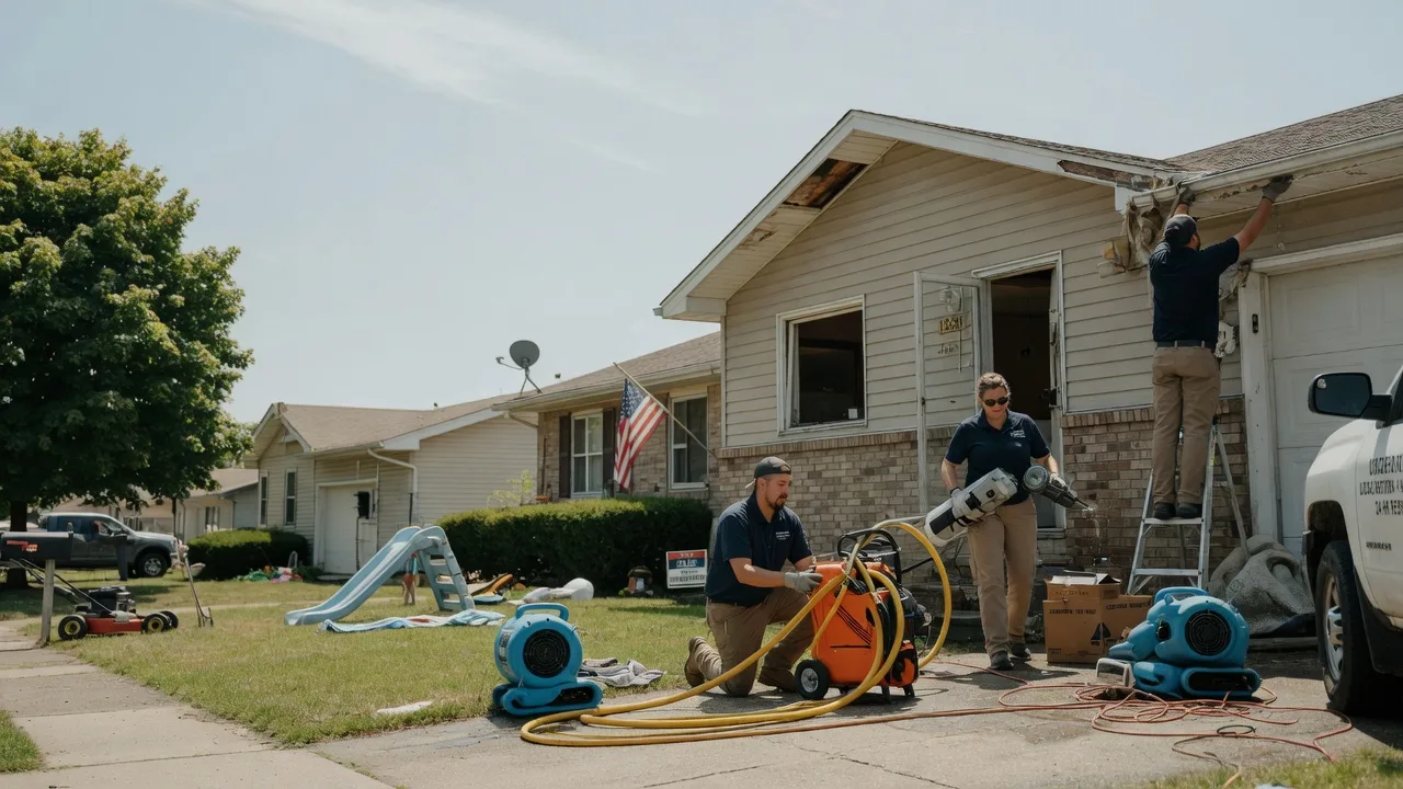 Water Damage Restoration in Mentcle, PA near me